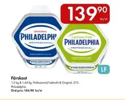 Snabbgross PHILADELPHIA Färskost erbjuda