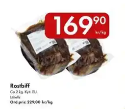 Snabbgross Rostbiff erbjuda