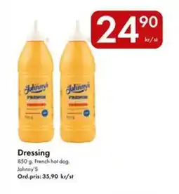 Snabbgross Johnny's Dressing erbjuda