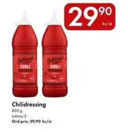 Snabbgross Johnny's Chilidressing erbjuda
