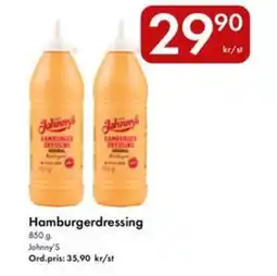 Snabbgross Johnny's Hamburgerdressing erbjuda