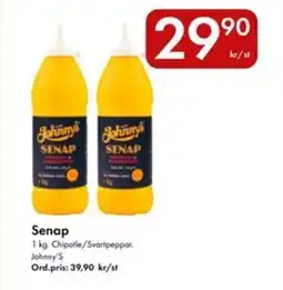 Snabbgross Johnny's Senap erbjuda