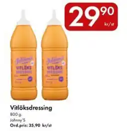 Snabbgross Johnny's Vitlöksdressing erbjuda