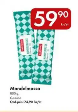 Snabbgross Gastrino Mandelmassa erbjuda