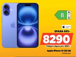 Power Apple iPhone 16 128 GB IP16128GULM erbjuda