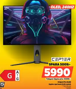Power CEPTER E-Sport Pro OLED C27ESPORTP3 erbjuda