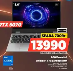 Power Lenovo LOQ Essentiell 83JE00QAMX erbjuda