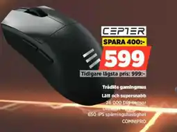 Power CEPTER Trådlös gamingmus COMNIPRO erbjuda