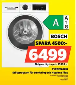 Power BOSCH Tvättmaskin WGG254ZNSN erbjuda