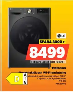Power LG Tvätt/tork P4Y7ERPYZ erbjuda