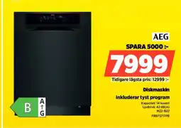 Power AEG Diskmaskin FBB75717PB erbjuda