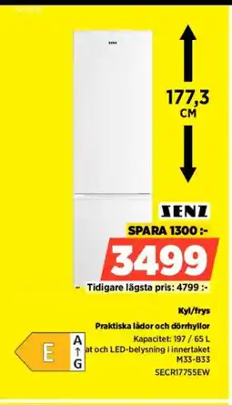 Power SENZ Kyl/frys SECR17755EW erbjuda