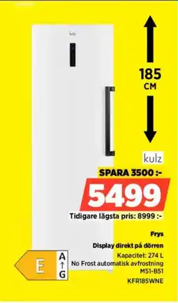 Power Kulz Frys KFR185WNE erbjuda