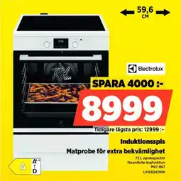 Power Electrolux Induktionsspis LK166042NW erbjuda