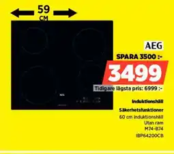 Power AEG Induktionshäll IBP64200CB erbjuda