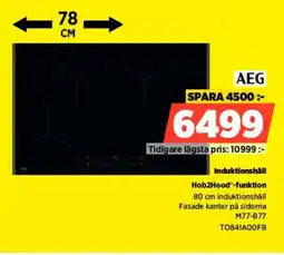 Power AEG Induktionshäll TO841A00FB erbjuda