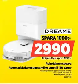 Power DREAME Robotdammsugare DD20PLUS erbjuda
