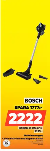 Power BOSCH Skaftdammsugare BCS611P4A erbjuda