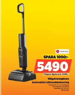 Power Roborock Våtgolvsrengörare RRF25ACEBK erbjuda