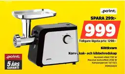 Power Point Köttkvarn POMG5000 erbjuda