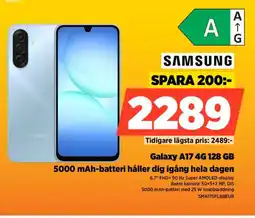 Power SAMSUNG Galaxy A17 4G 128 GB SMA175FLBBEUB erbjuda