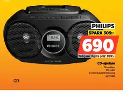 Power PHILIPS CD-spelare AZ215B12 erbjuda