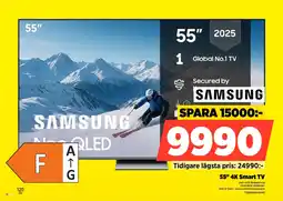 Power SAMSUNG 55" 4K Smart TV TQ55QN85FAUXX erbjuda