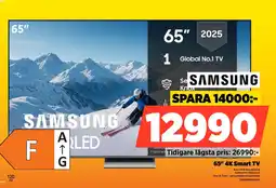 Power SAMSUNG 65" 4K Smart TV TQ65QN85FAUXX erbjuda