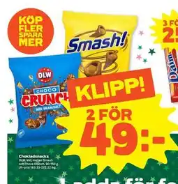 Stora Coop Chokladsnacks erbjuda