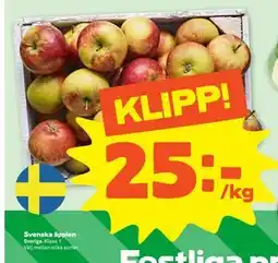 Stora Coop Svenska äpplen erbjuda