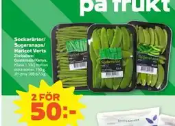 Stora Coop Sockerärtor/Sugarsnaps/Haricot Verts erbjuda