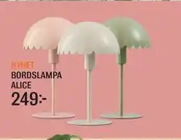 Mio BORDSLAMPA ALICE erbjuda
