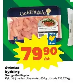 Stora Coop Strimlad kyckling erbjuda