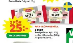 Stora Coop Bacon, Medlemspris erbjuda