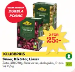 Hemköp Bönor, Kikärter, Linser erbjuda