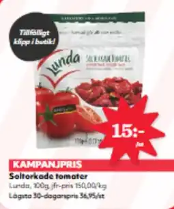 Hemköp Soltorkade tomater erbjuda