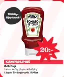 Hemköp Ketchup erbjuda