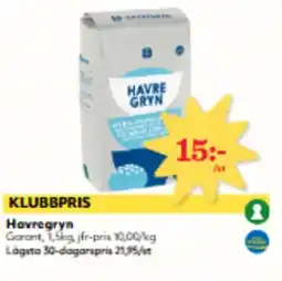 Hemköp Havregryn erbjuda