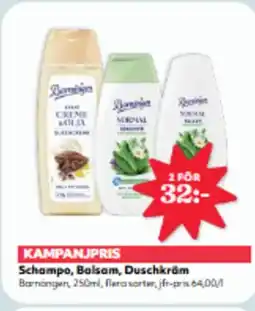Hemköp Schampo, Balsam, Duschkräm erbjuda