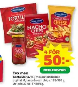 Stora Coop TEX-MEX erbjuda