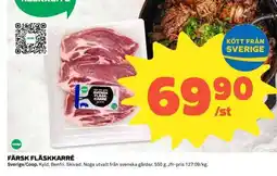 Coop Färsk fläskkarré erbjuda