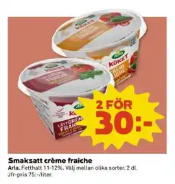 Coop SMAKSATT CRÈME FRAICHE erbjuda
