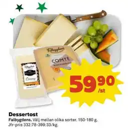 Coop DESSERTOST erbjuda