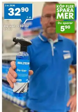 Biltema De-icer, 550 ml erbjuda