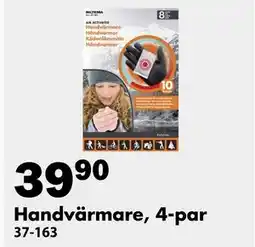 Biltema Handvärmare, 4-par erbjuda