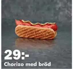 Biltema Chorizo med bröd erbjuda