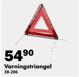 Biltema Varningstriangel erbjuda
