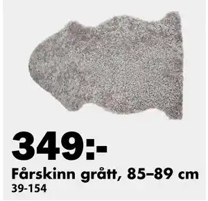 Fårskinn grått, 85–89 cm