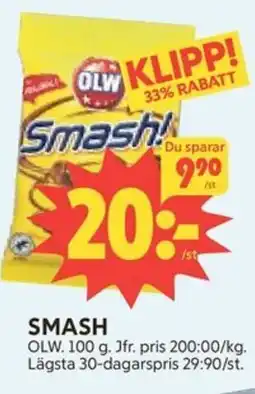 Ica Hajen Lagpris OLW Smash erbjuda