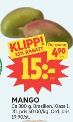 Ica Hajen Lagpris Mango erbjuda